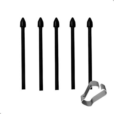 Imagem de Ponta de Substituição para Caneta S Pen Compatível com Samsung Galaxy Tab S6 Lite S7 Note 10 20 (Preto)