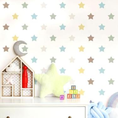 Imagem de Adesivo Parede Infantil Colorido Lavável Seguro Fácil Aplicação Ideal Para Decoração Quarto Bebê Menina Menino
