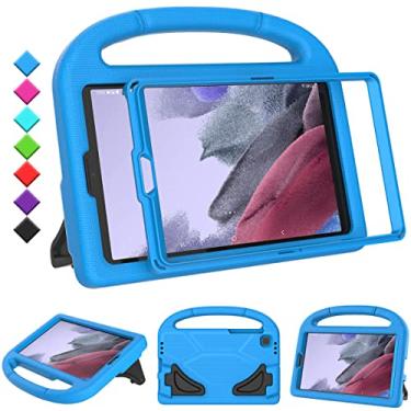 Imagem de TOEVEK Capa infantil para tablet Samsung Galaxy Tab A7 Lite de 8,7 polegadas, protetor de tela integrado, capa protetora com alça à prova de choque para Samsung Galaxy Tab A7 8,7 polegadas 2021
