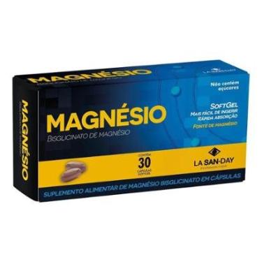Imagem de Magnésio Bisglicinato 1000mg 30 Cápsulas La San Day-Unissex