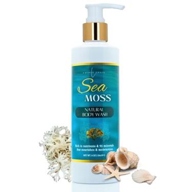 Imagem de LatherGreen Sabonete Líquido Corporal com Sea Moss para Todos os Tipos de Pele – Nutritivo e Hidratante – 8oz