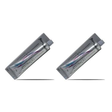 Imagem de Kit 02 Tinta Coloração Preto Azulado 1.0 Mairibel 60g