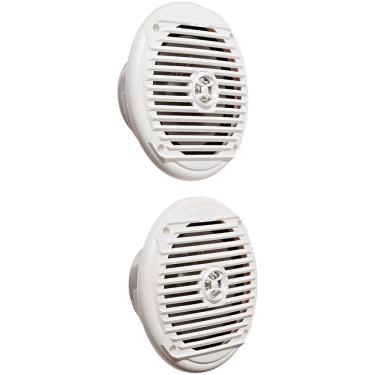 Imagem de Par branco de alto-falantes marinhos Jensen MS6007WR 6,5” coaxial de 60 W