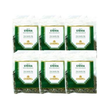 Imagem de Kit 6x Chá Pacote Stevia 30g - CHAMEL