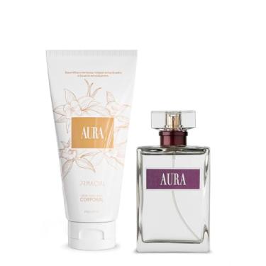 Imagem de Kit Aura Creme Hidratante 200g e Perfume 100ml by Primacial