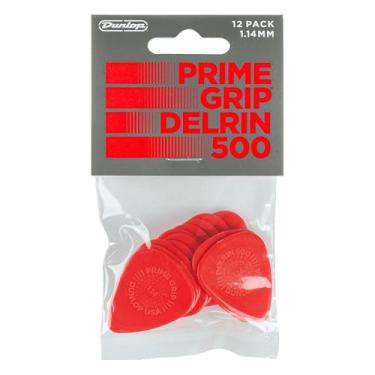Imagem de Jim Dunlop Palhetas de guitarra Delrin 500 Prime Grip 1,14 mm (450P1.14)