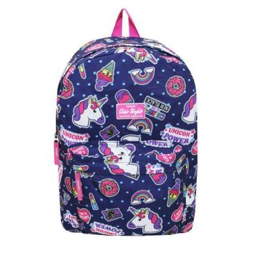Imagem de Mochila Menina Unicórnio Escolar - Clio Style