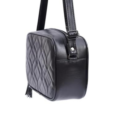 Imagem de Bolsa Feminina Alça transversal e lateral de ombro com regulagem (Preto)