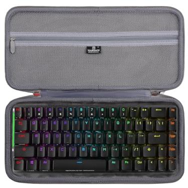 Imagem de Tourmate Capa rígida de armazenamento para teclado mecânico para jogos ASUS ROG Falchion NX 65% RGB – Estojo de viagem para teclado EPOMAKER X Aula F65 PRO/SteelSeries Apex Pro (caixa para venda