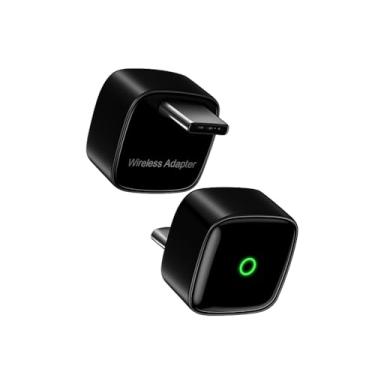 Imagem de Adaptador CarPlay sem fio USB-C (atualização 2025) – Converta com fio para conexão estável, mini adaptador Apple Carplay para carros CarPlay com fio OEM