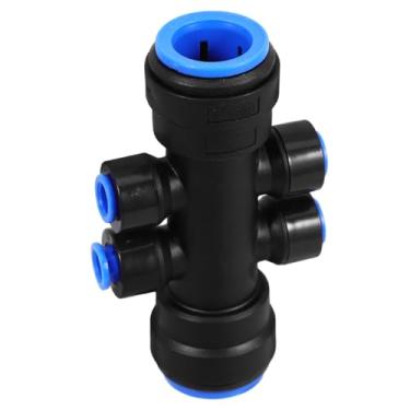 Imagem de VANZACK Kit de montagem de mangueira de jardim, conectores de irrigação por gotejamento de 15 mm a 6 mm