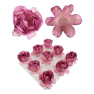 Imagem de 24 Forminhas P/ Doces Finos Beauty Rosa Petúnia Casamento - Lulli Fest