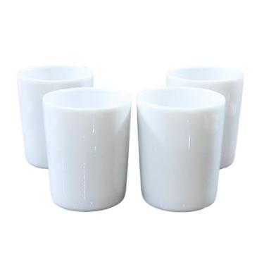 Imagem de Kit Jogo 4 Copos Shot 100ml Aperitivo/Café - Porcelana Branca