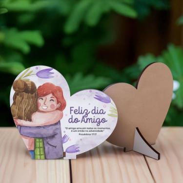 Imagem de Presente Personalizado: 15 Lembrancinhas MDF para o Dia do Amigo - R9 