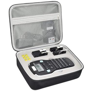 Imagem de Capa compatível com DYMO Label Maker LabelManager 160/280 portátil etiquetadora, organizador de armazenamento para impressora de etiquetas para adaptador CA, fitas adesivas e mais acessórios (apenas