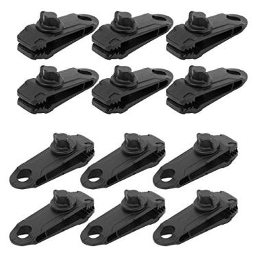 Imagem de Ymiko Clipes de Lona, ​​grampos de Lona Com 12pcs Nylon Pinça Pequena para Tendas Externas, Pano de Sombra
