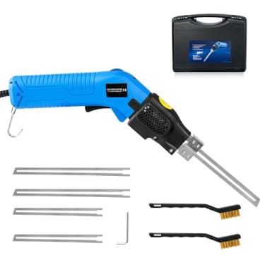 Imagem de Toemics Cortador elétrico de espuma de faca quente Toemics – Ferramenta de corte de isopor de 200 W, 4 lâminas ajustáveis de 50 a 500 °C para poliestireno, esponja, artesanato e isolamento (azul)