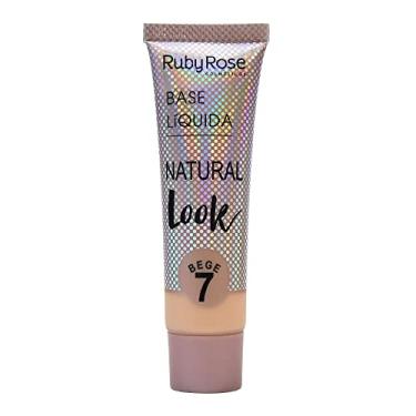 Imagem de Base Líquida Natural Look Bege 7-29ml -Ruby Rose