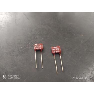 Imagem de 1x Capacitor Mica Prata 1050pf/63v 2% Icl