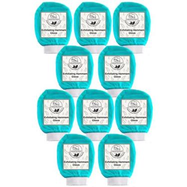 Imagem de Luva esfoliante Hammam Natural Elephant Face Body, pacote com 10