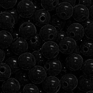 Imagem de BOLINHA DE RESINA Nº 08 (20 G) - LADEIRA BIJUTERIAS, PRETO