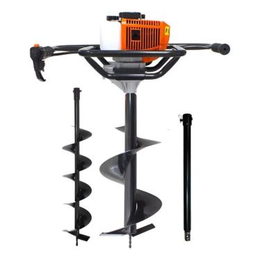 Imagem de Perfurador De Solo Vulcan Vps520 Brocas 80x25/80x15cm + Ext.