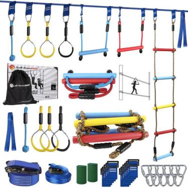 Imagem de Pista de obstáculos Ninja Warrior Gentle Booms Sports Kids