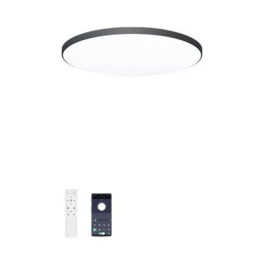 Imagem de Luminária De Teto LED Inteligente Regulável Com Controle Remoto E Apli