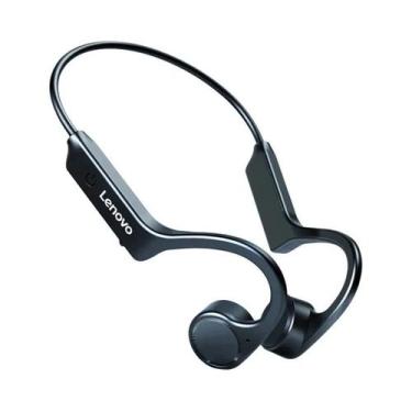Imagem de Fone De Ouvido Esportivo Bluetooth Lenovo X4 À Prova d'Água Com Conduç