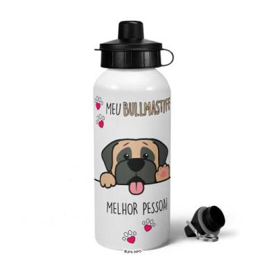 Imagem de Garrafa Squeeze MQ - Meu Bullmastiff, melhor pessoa! - JPS INFO