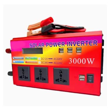 Imagem de 48V TO 220V,Inversor de potência eficiente de 3000W, DC 12V 24V 48V 60V 72V a 220V AC com display LCD, 3 x tomadas AC e 4 x 5V USB Car Inverter para caminhão RV de emergência