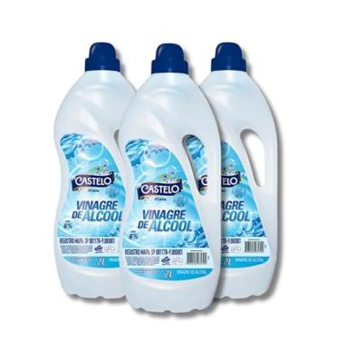 Imagem de Kit C/3 Vinagre De Alcool Castelo 2 Litros