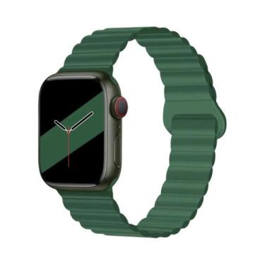 Imagem de Pulseira Magnética De Silicone Unissex Para Apple Watch 38/40/41mm 42/