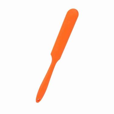Imagem de MAVIS LAVEN Raspador de Creme, Espátula de Silicone para Assar Raspador de Bolo Utensílio de Cozinha para Misturar Massa Cobertura Com Silicone Macio Grau Alimentício (Laranja)