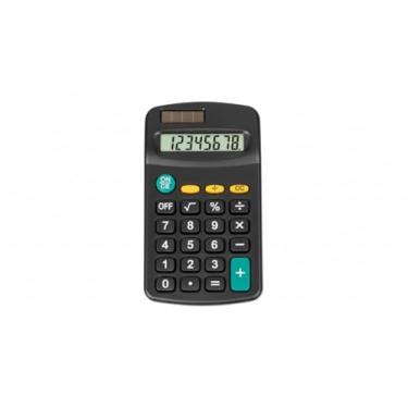 Imagem de Calculadora de Bolso Digital Tela LCD 8 Dígitos Teclas de Função Padrão Preta