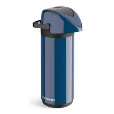 Imagem de Garrafa Térmica Unitermi Verona 1Lt Azul Chimarrão Café