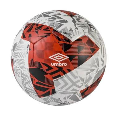 Imagem de Bola de Futebol de Campo Umbro Neo Trainer II Branco/vermelh, Branco, 