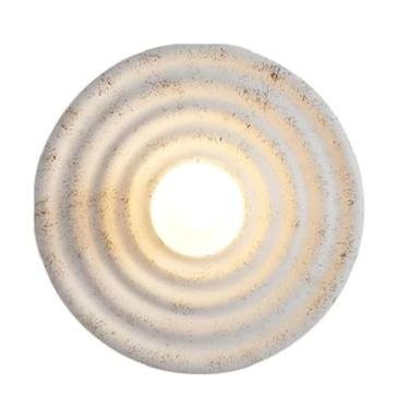 Imagem de Luminária de parede estilo japonês Wabi-sabi, abajur de vidro de resina, arandelas de parede, fonte de luz LED, luzes de parede para sala de estar, fundo, luminária de parede, cabeceira do q