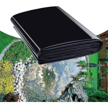 Imagem de Forro De Lagoa 10x18m, Forro De Lagoa Hdpe Forros De Lagoa Resistentes Para Piscinas De Carpas E Peixes, Membrana Flexível De Piscina De Jardim Impermeável, 11x17m