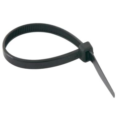 Imagem de Abraçadeira de Nylon Pacote Com 100Unidades Enforca Gato Branca Ou Preta 200mm x 3,7mm Resistente Organização De Cabos