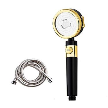 Imagem de WYUYIWH Cabeça de chuveiro pressurizada de mão cabeça de chuveiro pressurizada doméstica cabeça de chuveiro banheiro chuveiro