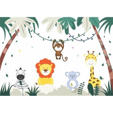 Imagem de  Adesivo de Parede Safari Amiguinhos  225x213 - ALGIDECOR