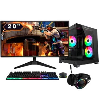 Imagem de PC Gamer Completo Bluepc Fire - Amd Ryzen 5 5600gt, 16gb Ddr4, Radeon Vega, SSD 256gb, Fonte 500w, Monitor 20" 75hz - Pg2e-1040fi