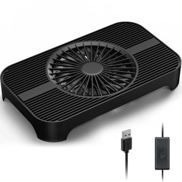 Imagem de GSCOLER X3 USB Cooling Fan, 18dB Ultra Quiet 140mm USB PC Fan with Built-in Cable and One-Touch Switch Compatible with Router, Receiver, Amplifier, DVR, PlayStation, Xbox, Computer Cabinet Cooling
