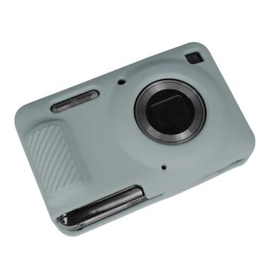 Imagem de Easy Hood Capa Para Câmera Kodak Pixpro Fz55, De Silicone Macio, Anti-Riscos, Ajuste Fino, Protetora Viagem, Cinza Claro