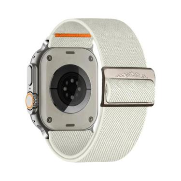 Imagem de Pulseira De Nylon Para Apple Watch IWatch Series 9 8 7 SE Ultra 2 Brac