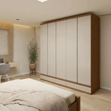 Imagem de Guardaroupa 5 Portas 100 Mdf Urbano Josandro - MOVEIS  JOSANDRO