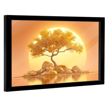 Imagem de Quadro Decorativo Árvore da Vida Pôr do Sol