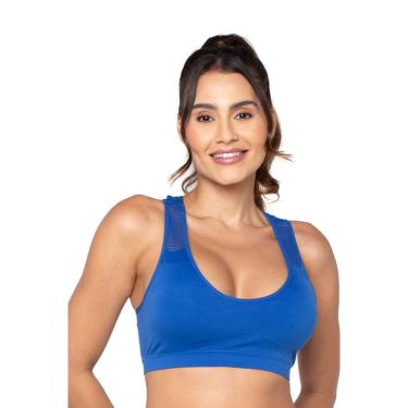 Imagem de Top Fitness com Bojo Classic Blue G Basic+