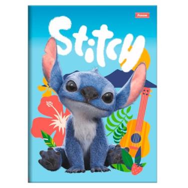 Imagem de Foroni Caderno Brochurão Stitch Movie, 80 Folhas, Capa Dura Laminada, 200mm x 275mm, 56g/m², 4 Opções de Capa, Pauta Básica
